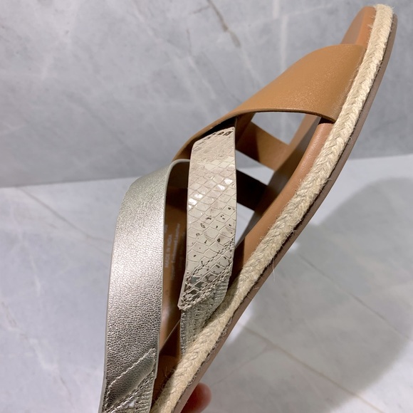 Cole Haan Grand 360 strappy sandals with metallic snakeskin detail size 10 - Picture 6 of 11